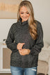 Biggest Wish Turtle Neck Sweater- Black