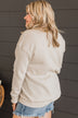 "USA" Crew Neck Pullover- Beige