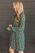 Wonderful Weekend Floral Dress- Hunter Green