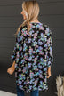 Imagine That Floral Kimono- Black