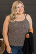 Just A Crush Tank Top- Leopard Print