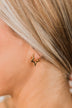 Shifting Constellations Star Earrings- Gold