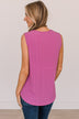Call Me Yours Ribbed Knit Tank Top- Orchid