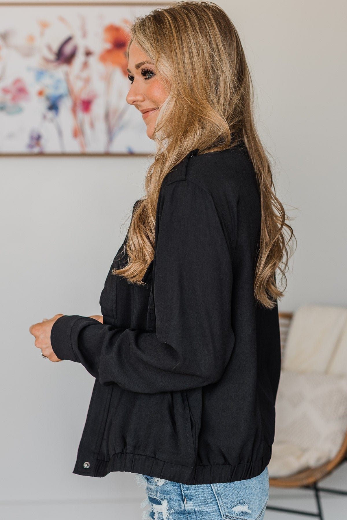 Going Forward Lightweight Jacket- Black