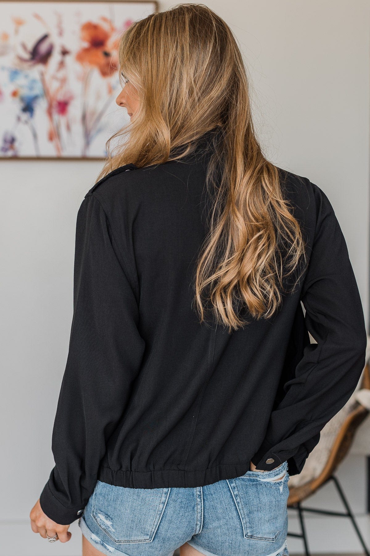 Going Forward Lightweight Jacket- Black