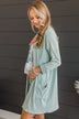 Anything For Love Knit Cardigan- Light Mint