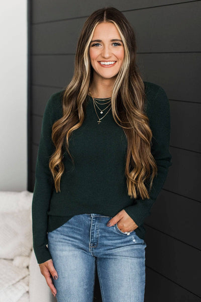 A.PRESSE pullover sweater ニット　GREEN 2 Nicole Miller New York Chevron Knit Pullover Scoop Neck