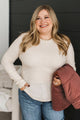 Unlimited Adoration Long Sleeve Top- Oatmeal