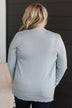 Love Without End Lurex Knit Cardigan- Silver