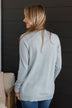 Love Without End Lurex Knit Cardigan- Silver