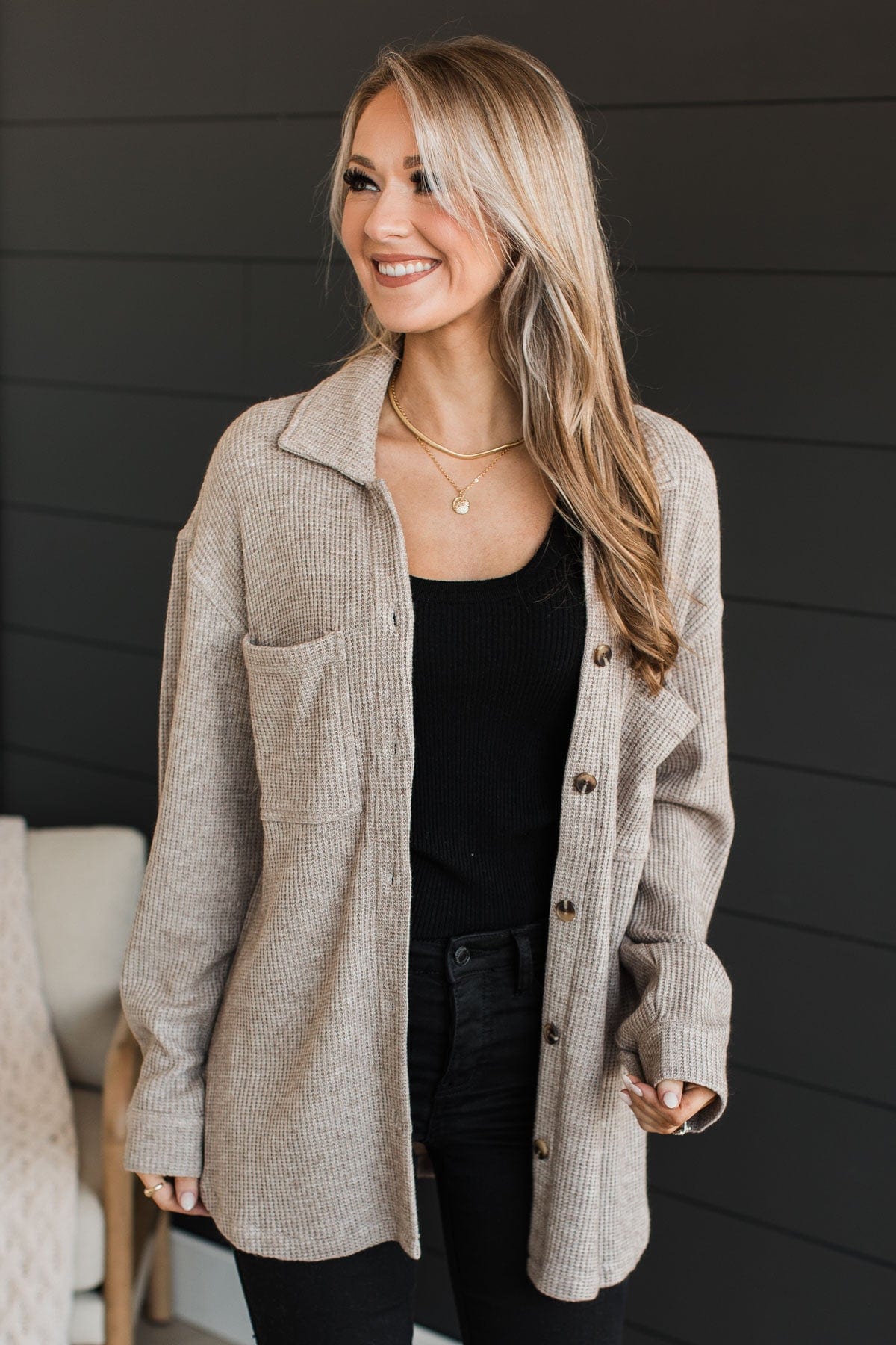 Thread & Supply Sincere Heart Jacket- Taupe