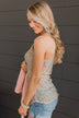 Just So You Know Floral Tank Top- Aqua Blue