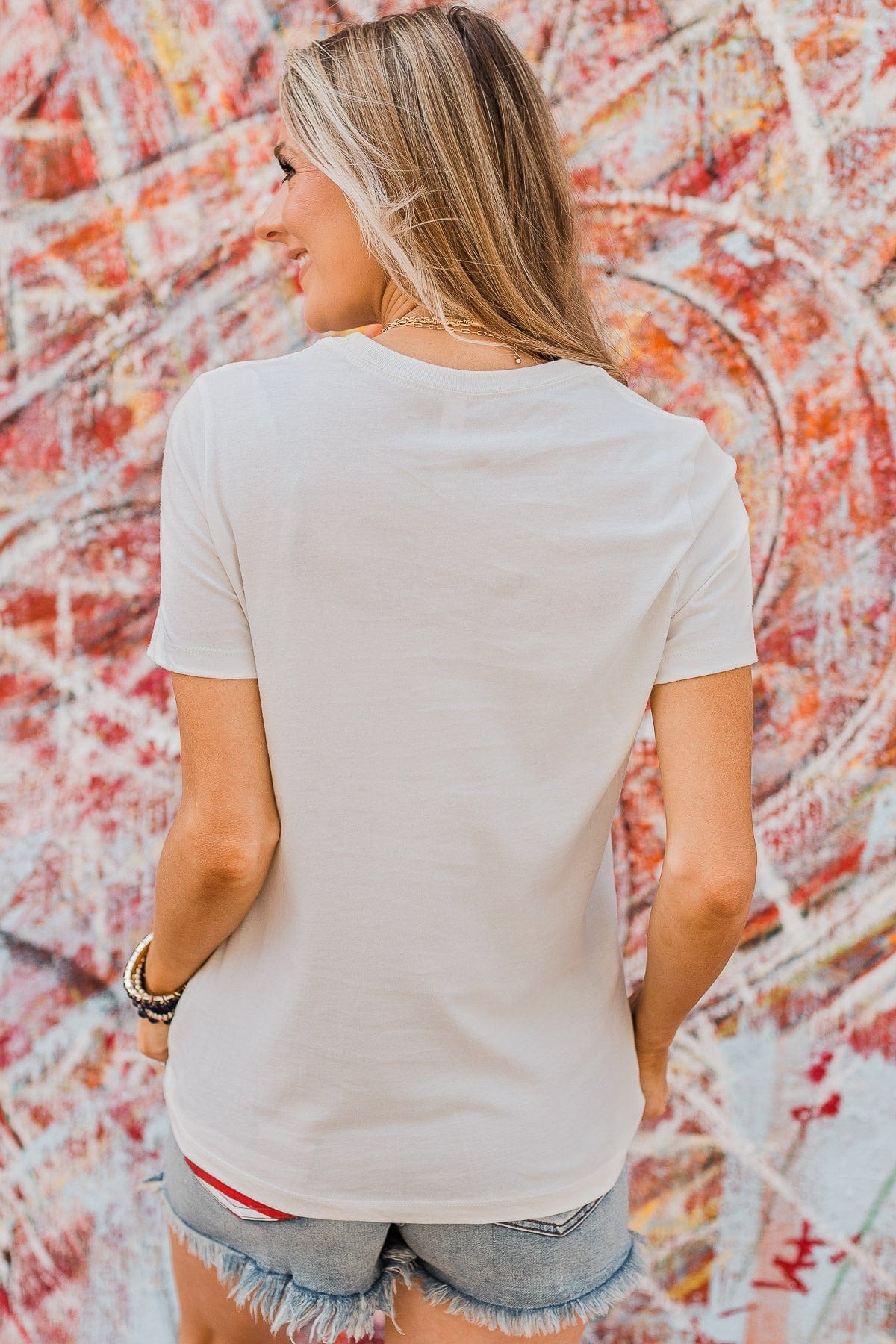 "American Honey" Graphic Tee- Ivory