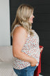 All About Love Floral Tank Top- Ivory & Rust