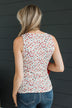 All About Love Floral Tank Top- Ivory & Rust