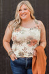 After Your Heart Floral Tank Top- Ivory