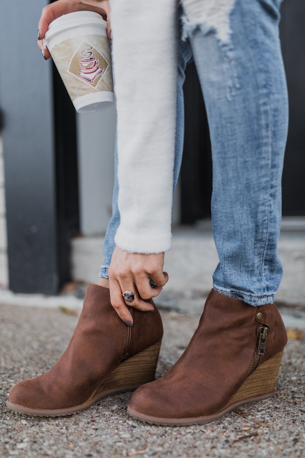 Not Rated Amiel Wedges- Tan
