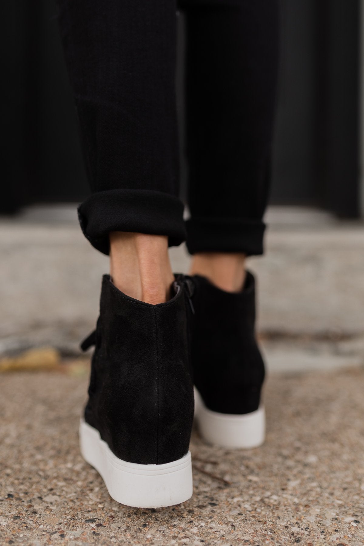 Very hotsell black wedges