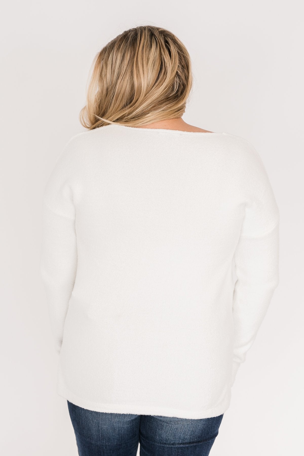 Say You Do Sweater- Off White