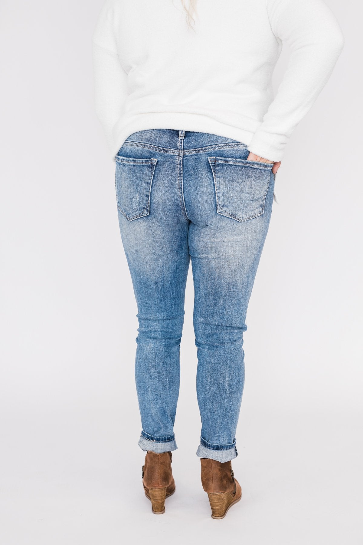 C'est Toi Distressed Skinny Jeans- Ophelia Wash