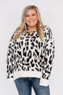 Untamed Beauty Open Back Sweater- Ivory
