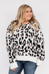 Untamed Beauty Open Back Sweater- Ivory