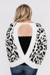 Untamed Beauty Open Back Sweater- Ivory
