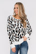 Untamed Beauty Open Back Sweater- Ivory