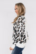 Untamed Beauty Open Back Sweater- Ivory