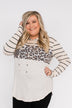 A New Adventure Leopard Hoodie- Neutral Tones