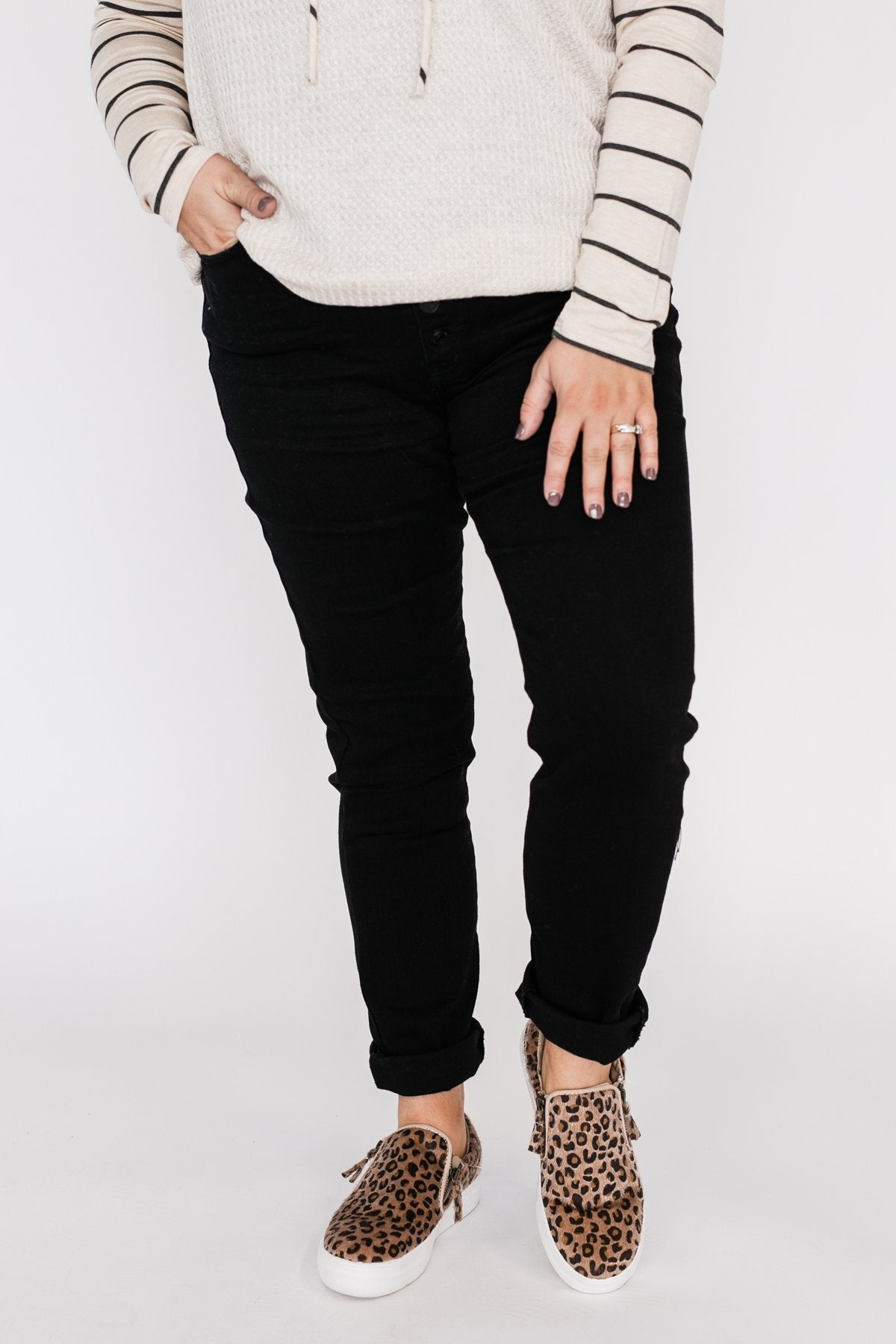 KanCan Button Fly Jeans- Hope Wash