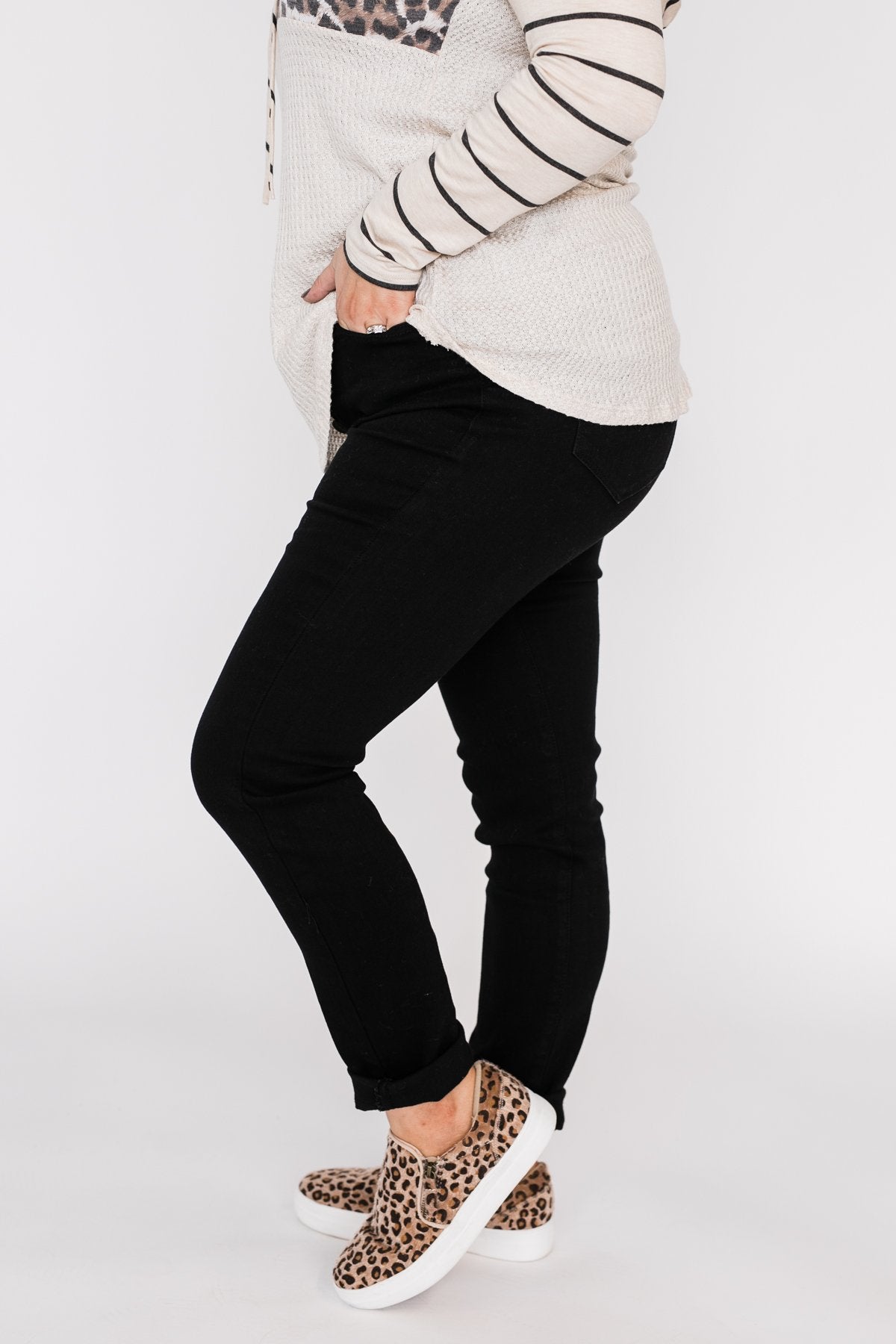 KanCan Button Fly Jeans- Hope Wash