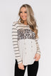 A New Adventure Leopard Hoodie- Neutral Tones