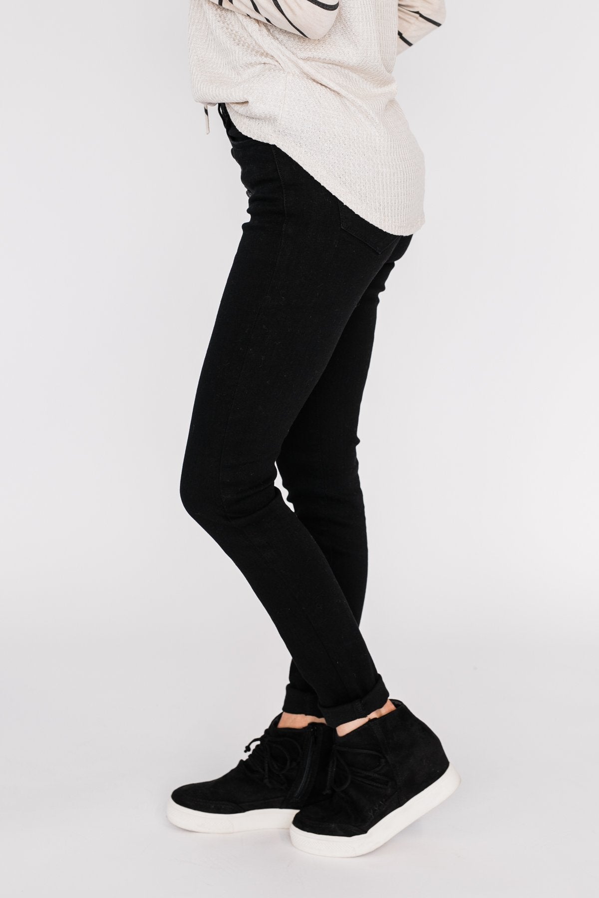 KanCan Button Fly Jeans- Hope Wash