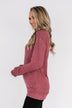 Dance The Day Away Criss Cross Top- Mauve