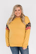 If I Were You Pullover Top- Mustard