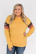 If I Were You Pullover Top- Mustard