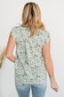 Spring Into Love Sleeveless Blouse- Mint