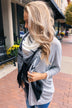 Blanket Scarf- Black & White