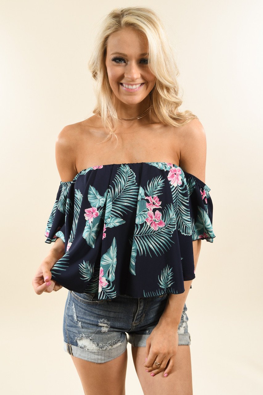 Palm Crop Top