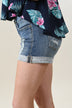 Sneak Peek Distressed Short - Medium Wash