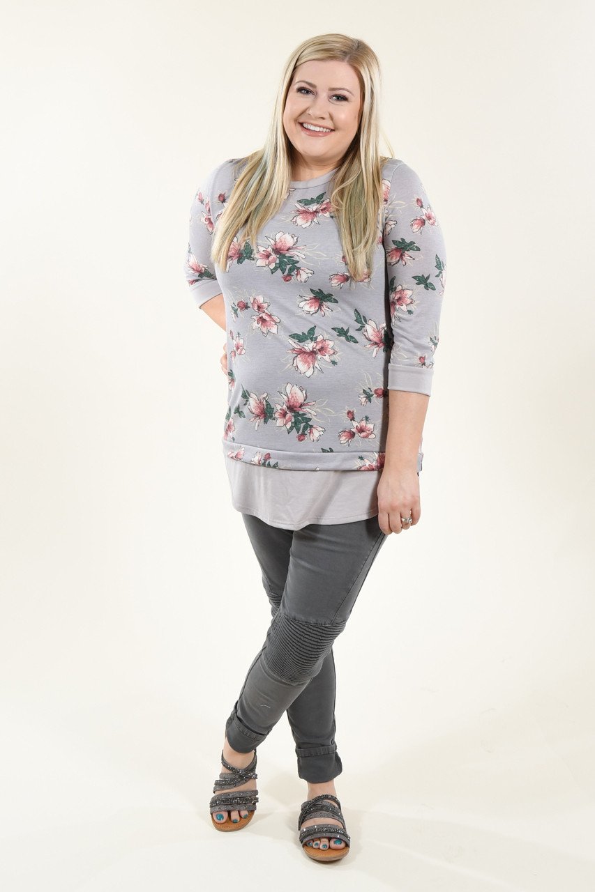 Fine Floral Top