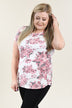 Pretty as a Picture Pink Floral Top