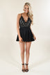 Better Watch Out Black Romper