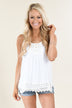 Dainty & Sweet Ivory Tank Top