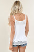 Dainty & Sweet Ivory Tank Top