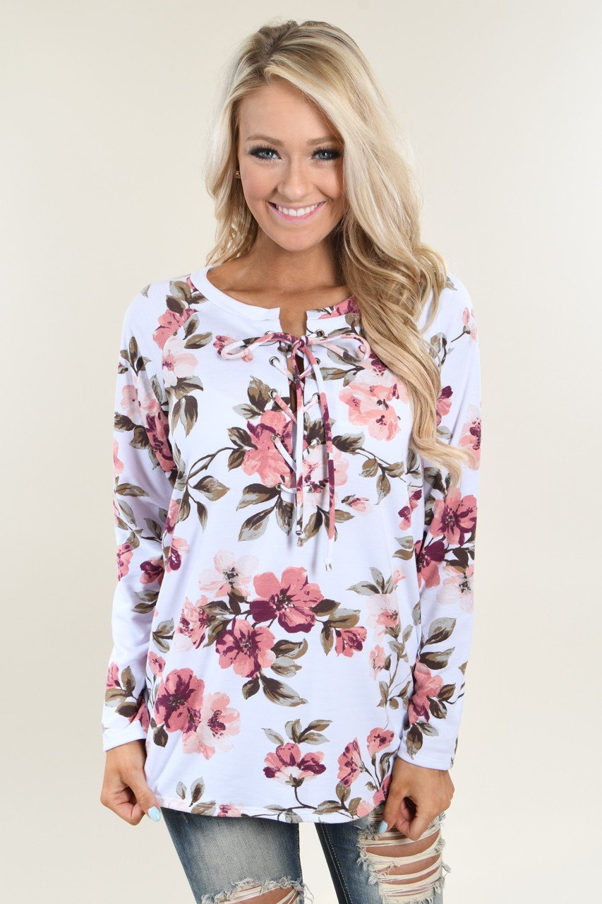Romance is the Name Floral Top