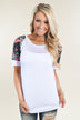 Feeling Pretty Floral Ivory Top