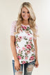 All For Your Pink Floral Top
