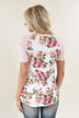 All For Your Pink Floral Top